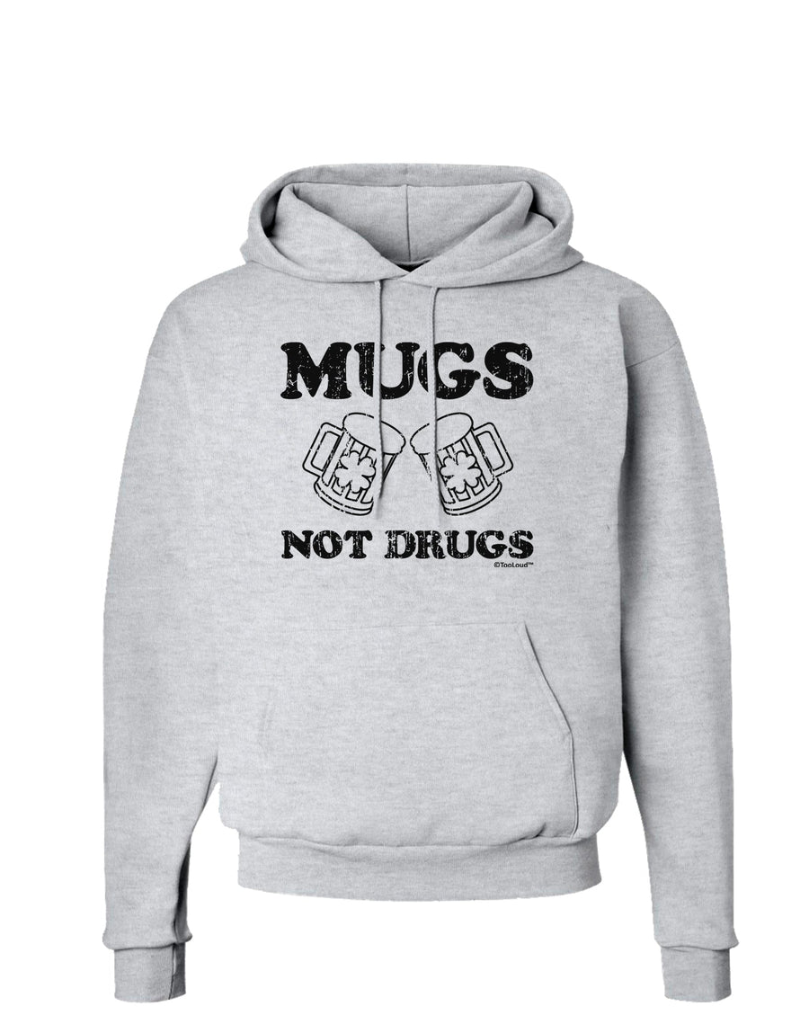 Mugs Not Drugs Hoodie Sweatshirt by TooLoud-Hoodie-TooLoud-White-Small-Davson Sales