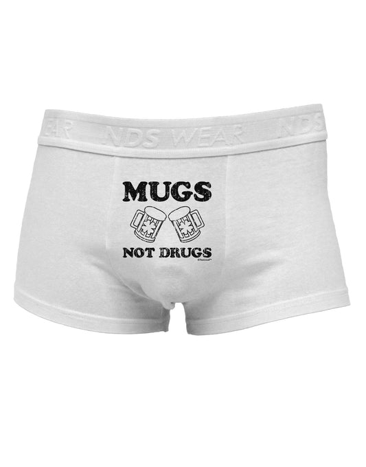 Mugs Not Drugs Mens Cotton Trunk Underwear by TooLoud-Men's Trunk Underwear-TooLoud-White-Small-Davson Sales