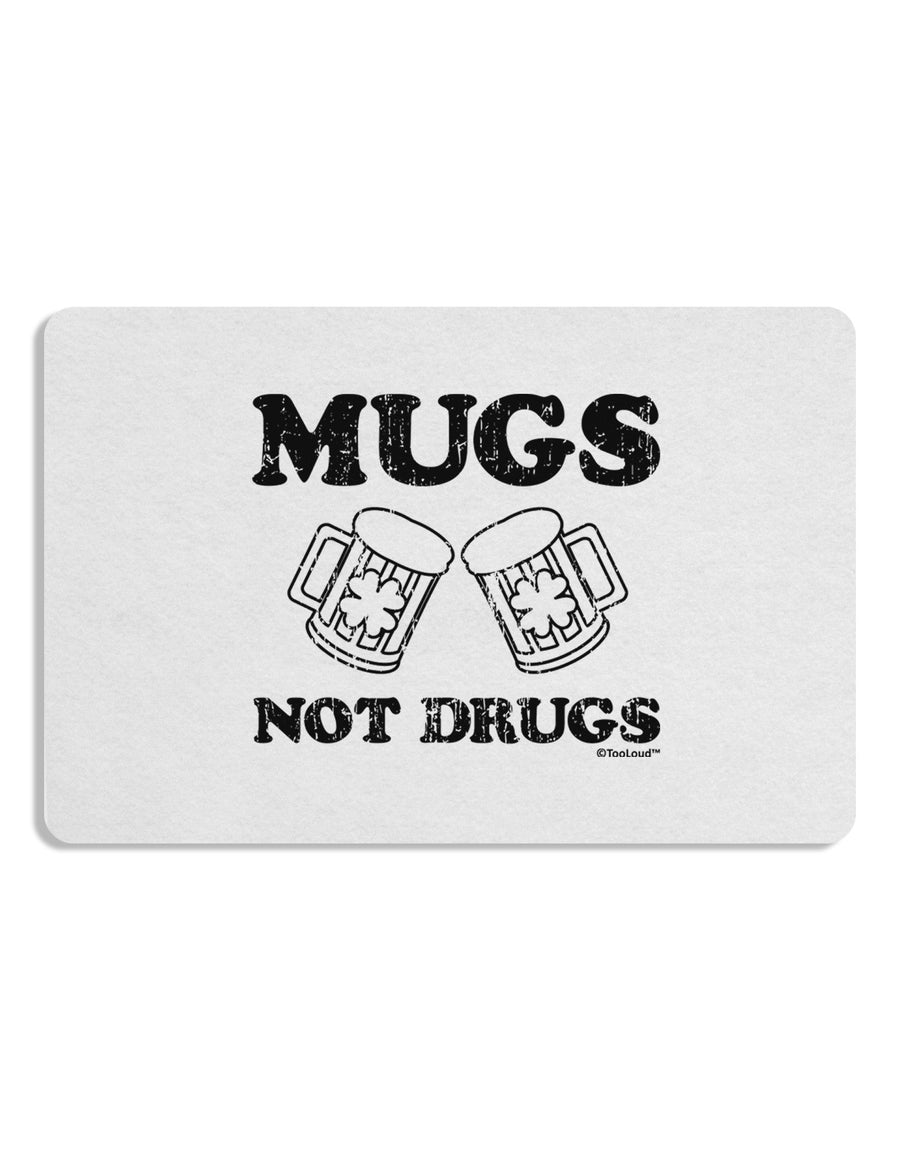 Mugs Not Drugs Placemat by TooLoud Set of 4 Placemats-Placemat-TooLoud-White-Davson Sales