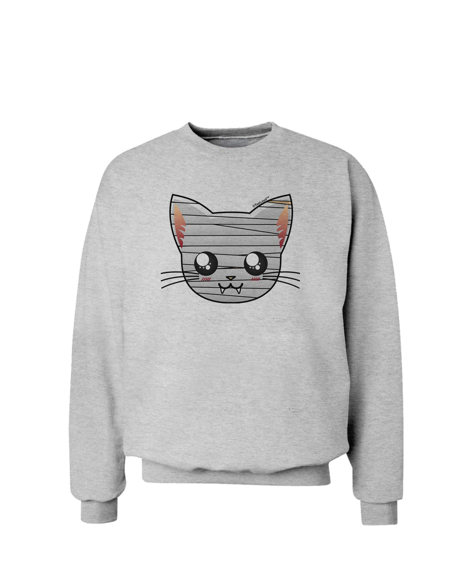 Mummy Kitty Sweatshirt by TooLoud-Sweatshirts-TooLoud-White-Small-Davson Sales