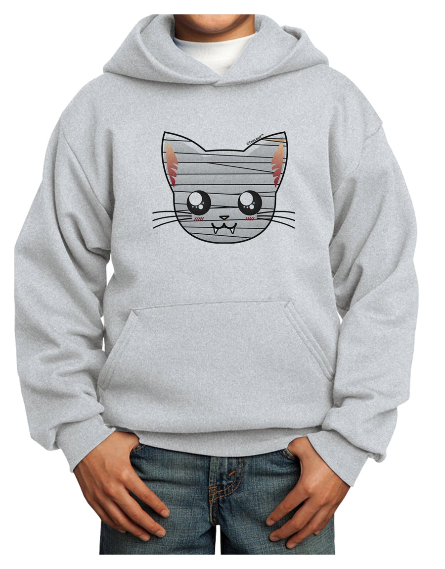 Mummy Kitty Youth Hoodie Pullover Sweatshirt by TooLoud-Youth Hoodie-TooLoud-White-XS-Davson Sales