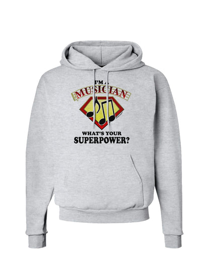 Musician - Superpower Hoodie Sweatshirt-Hoodie-TooLoud-AshGray-Small-Davson Sales