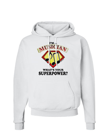 Musician - Superpower Hoodie Sweatshirt-Hoodie-TooLoud-White-Small-Davson Sales