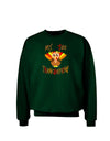 My 1st Thanksgiving Adult Dark Sweatshirt-Sweatshirts-TooLoud-Deep-Forest-Green-Small-Davson Sales
