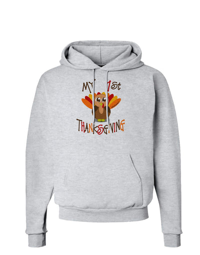 My 1st Thanksgiving Hoodie Sweatshirt-Hoodie-TooLoud-AshGray-Small-Davson Sales