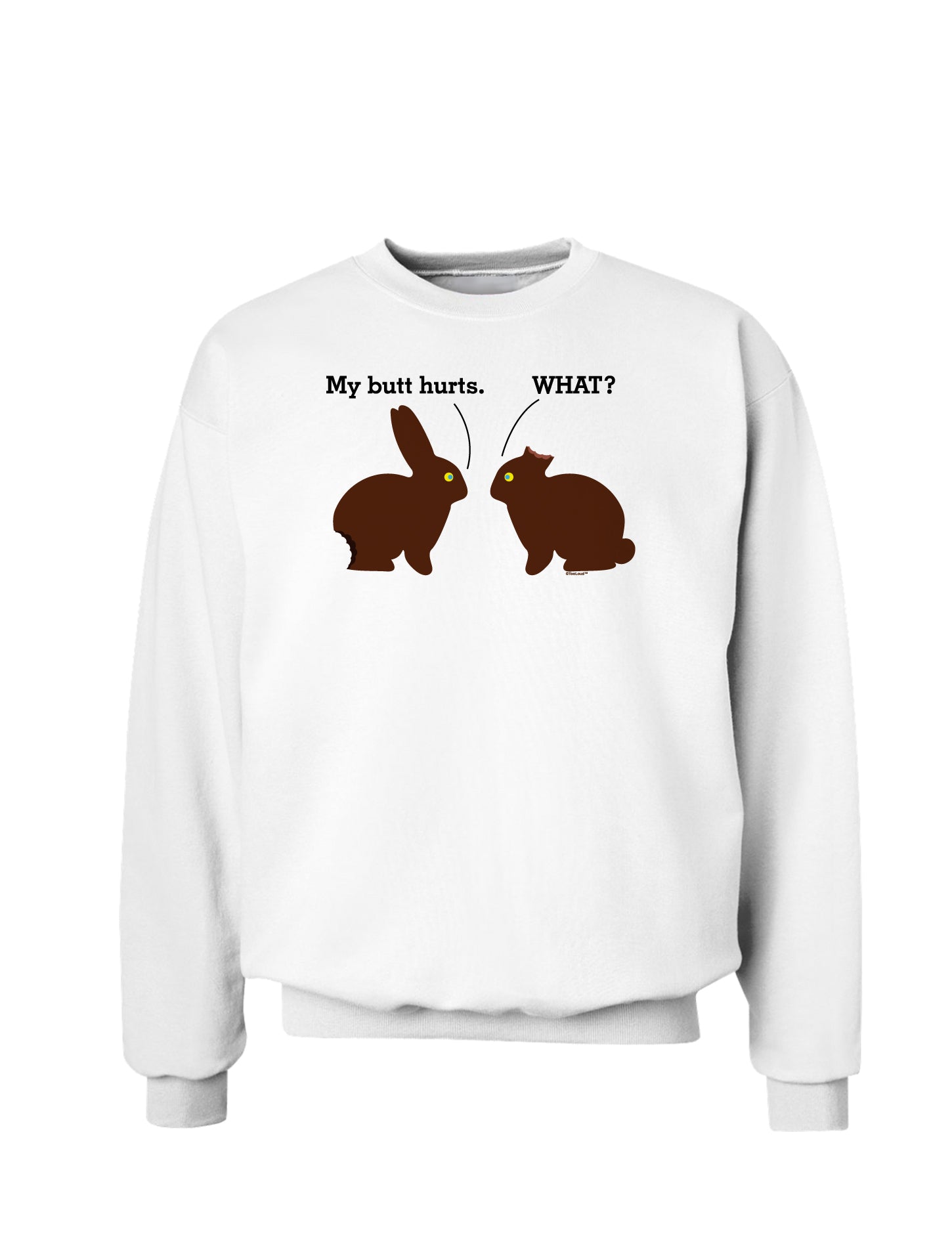 My Butt Hurts Sweatshirt-Sweatshirts-TooLoud-White-Small-Davson Sales