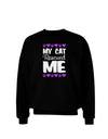 My Cat Rescued Me Adult Dark Sweatshirt-Sweatshirts-TooLoud-Black-Small-Davson Sales