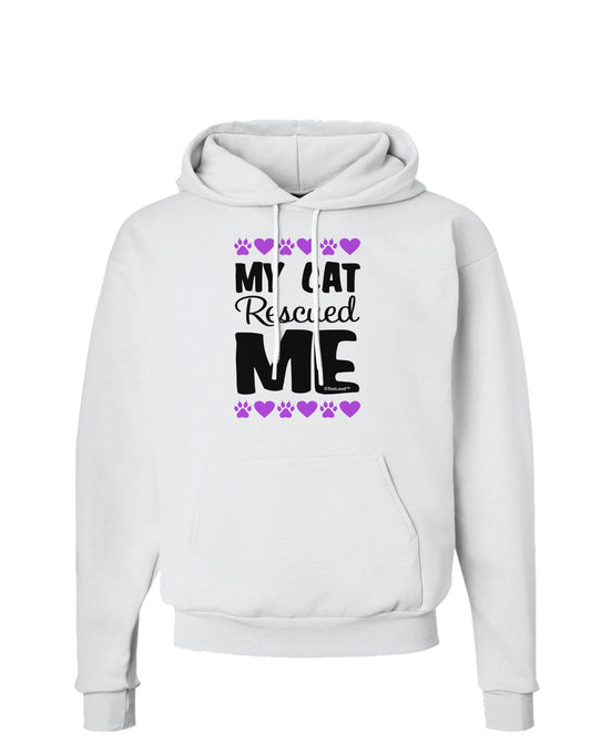 My Cat Rescued Me Hoodie Sweatshirt-Hoodie-TooLoud-White-Small-Davson Sales