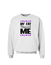 My Cat Rescued Me Sweatshirt-Sweatshirts-TooLoud-White-Small-Davson Sales