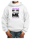 My Cat Rescued Me Youth Hoodie Pullover Sweatshirt-Youth Hoodie-TooLoud-White-XS-Davson Sales