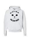 My Cats are my Valentines Hoodie Sweatshirt by-Hoodie-TooLoud-White-Small-Davson Sales