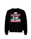 My Daddy is My Hero - Armed Forces - Pink Adult Dark Sweatshirt by TooLoud-Sweatshirts-TooLoud-Black-Small-Davson Sales