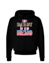 My Daddy is My Hero - Armed Forces - Pink Dark Hoodie Sweatshirt by TooLoud-Hoodie-TooLoud-Black-Small-Davson Sales