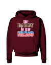 My Daddy is My Hero - Armed Forces - Pink Dark Hoodie Sweatshirt by TooLoud-Hoodie-TooLoud-Maroon-Small-Davson Sales