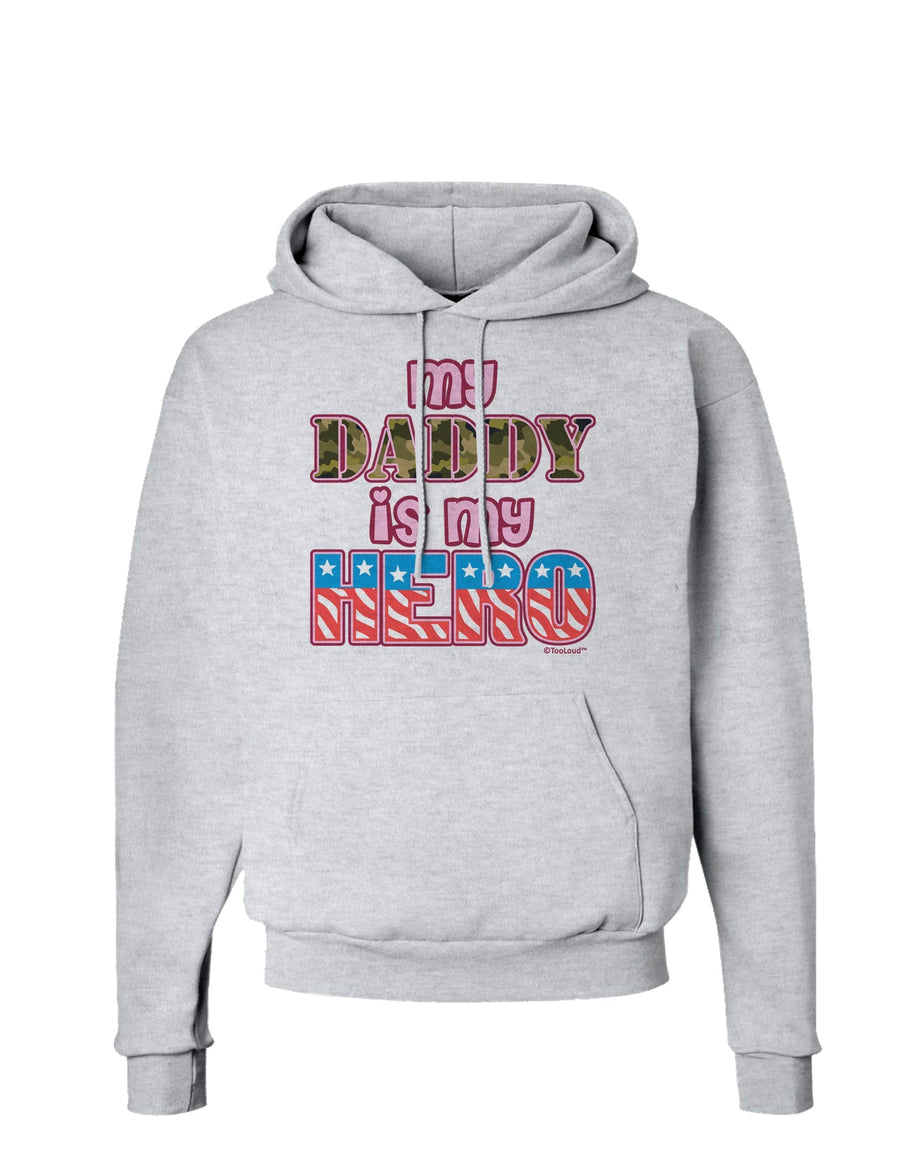 My Daddy is My Hero - Armed Forces - Pink Hoodie Sweatshirt by TooLoud-Hoodie-TooLoud-White-Small-Davson Sales