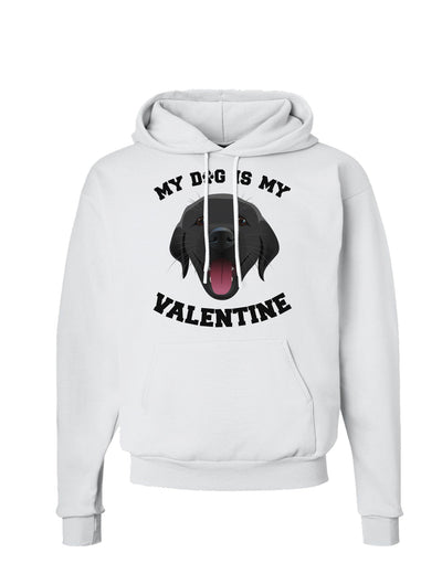 My Dog is my Valentine Black Hoodie Sweatshirt-Hoodie-TooLoud-White-Small-Davson Sales