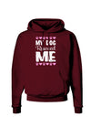 My Dog Rescued Me Dark Hoodie Sweatshirt-Hoodie-TooLoud-Maroon-Small-Davson Sales