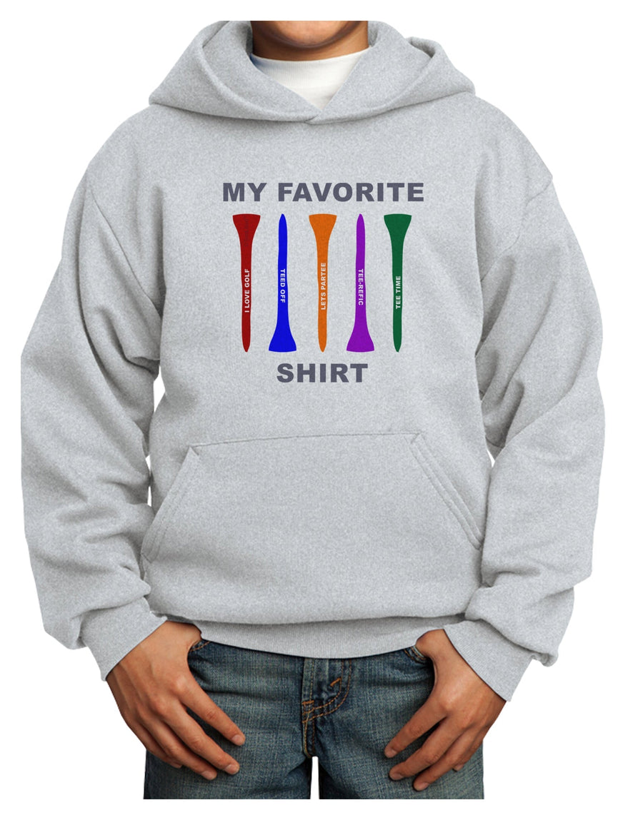 My Favorite Tee Shirt Youth Hoodie Pullover Sweatshirt by TooLoud-Youth Hoodie-TooLoud-White-XS-Davson Sales