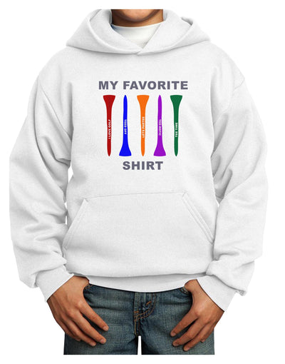 My Favorite Tee Shirt Youth Hoodie Pullover Sweatshirt by TooLoud-Youth Hoodie-TooLoud-White-XS-Davson Sales