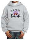 My First Diwali Youth Hoodie Pullover Sweatshirt by TooLoud-Youth Hoodie-TooLoud-Ash-XS-Davson Sales