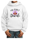 My First Diwali Youth Hoodie Pullover Sweatshirt by TooLoud-Youth Hoodie-TooLoud-White-XS-Davson Sales