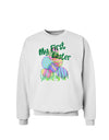 My First Easter Gel Look Print Sweatshirt-Sweatshirts-TooLoud-White-Small-Davson Sales