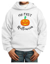 My First Halloween Youth Hoodie Pullover Sweatshirt by TooLoud-Youth Hoodie-TooLoud-White-XS-Davson Sales