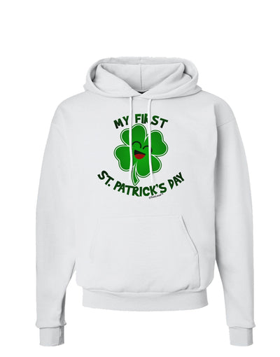 My First St. Patrick's Day Hoodie Sweatshirt-Hoodie-TooLoud-White-Small-Davson Sales