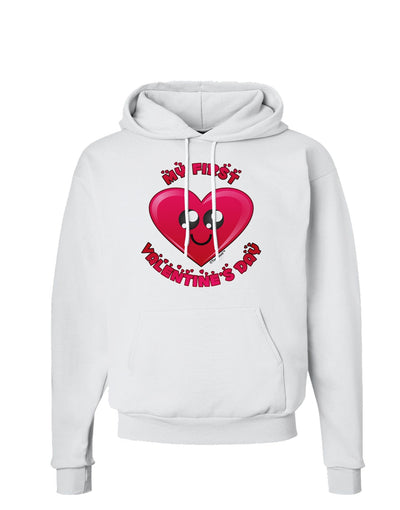 My First Valentine's Day Hoodie Sweatshirt-Hoodie-TooLoud-White-Small-Davson Sales