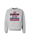 My Husband is My Hero - Armed Forces Sweatshirt by TooLoud-Sweatshirts-TooLoud-AshGray-Small-Davson Sales