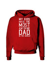 My Kids Have the Most Awesome Dad in the World Dark Hoodie Sweatshirt-Hoodie-TooLoud-Red-Small-Davson Sales