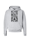 My Kids Have the Most Awesome Dad in the World Hoodie Sweatshirt-Hoodie-TooLoud-AshGray-Small-Davson Sales