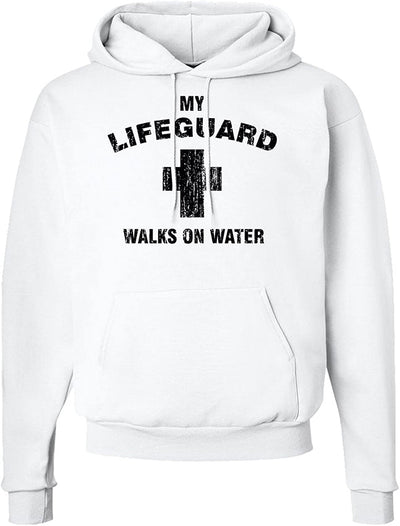 My Lifeguard Walks on Water Easter Hoodie Sweatshirt-Hoodie-Davson Sales-Small-White-Davson Sales