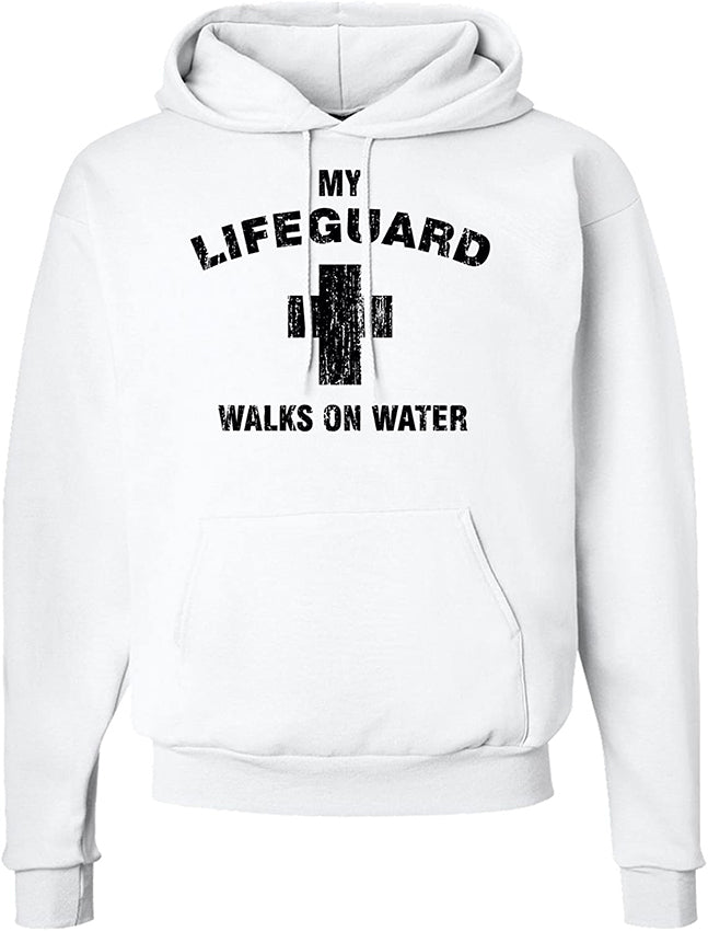 My Lifeguard Walks on Water Easter Hoodie Sweatshirt-Hoodie-Davson Sales-Small-Ash-Grey-Davson Sales