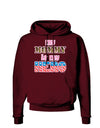 My Mommy is My Hero - Armed Forces - Pink Dark Hoodie Sweatshirt by TooLoud-Hoodie-TooLoud-Maroon-Small-Davson Sales