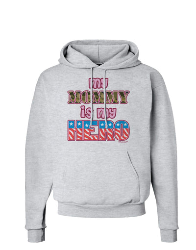 My Mommy is My Hero - Armed Forces - Pink Hoodie Sweatshirt by TooLoud-Hoodie-TooLoud-AshGray-Small-Davson Sales