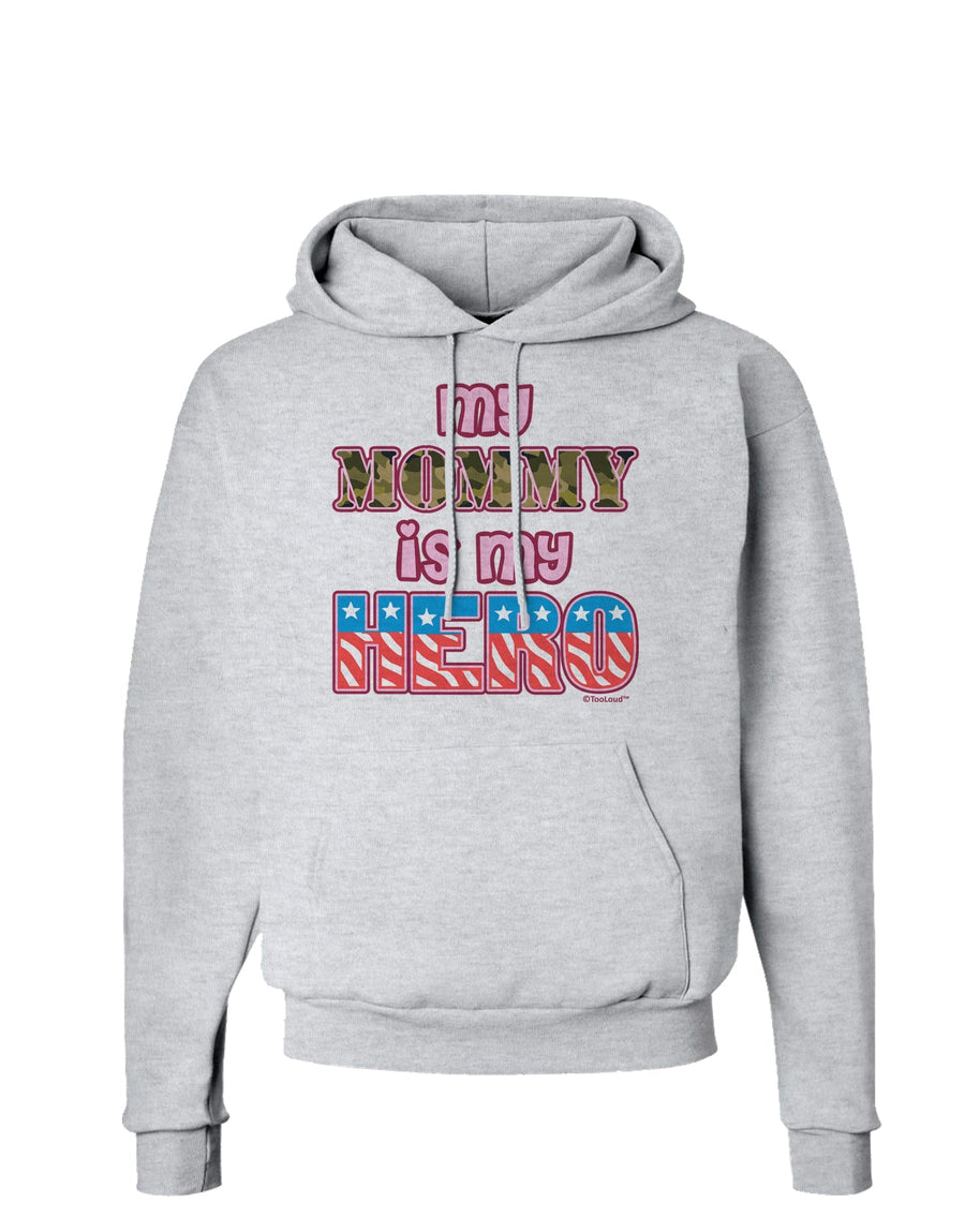 My Mommy is My Hero - Armed Forces - Pink Hoodie Sweatshirt by TooLoud-Hoodie-TooLoud-White-Small-Davson Sales