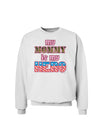 My Mommy is My Hero - Armed Forces - Pink Sweatshirt by TooLoud-Sweatshirts-TooLoud-White-Small-Davson Sales