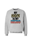 My Son is My Hero - Armed Forces Sweatshirt by TooLoud-Sweatshirts-TooLoud-AshGray-Small-Davson Sales