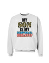 My Son is My Hero - Armed Forces Sweatshirt by TooLoud-Sweatshirts-TooLoud-White-Small-Davson Sales