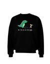 My T-Rex Ate Your Stick Family - Color Adult Dark Sweatshirt by TooLoud-Sweatshirts-TooLoud-Black-Small-Davson Sales