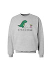 My T-Rex Ate Your Stick Family - Color Sweatshirt by TooLoud-Sweatshirts-TooLoud-AshGray-Small-Davson Sales