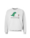 My T-Rex Ate Your Stick Family - Color Sweatshirt by TooLoud-Sweatshirts-TooLoud-White-Small-Davson Sales