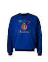 My Very 1st Christmas Adult Dark Sweatshirt-Sweatshirts-TooLoud-Deep-Royal-Blue-Small-Davson Sales