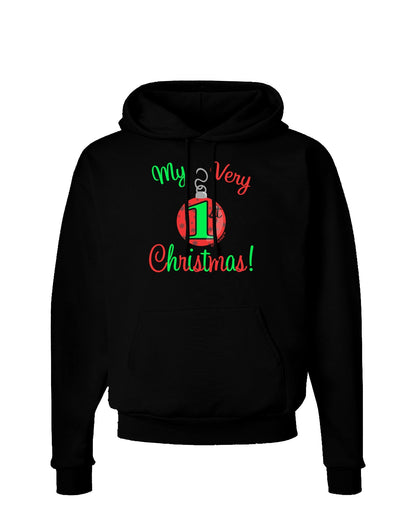 My Very 1st Christmas Dark Hoodie Sweatshirt-Hoodie-TooLoud-Black-Small-Davson Sales