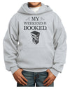 My Weekend Is Booked Youth Hoodie Pullover Sweatshirt-Youth Hoodie-TooLoud-Ash-XS-Davson Sales