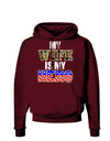 My Wife is My Hero - Armed Forces Dark Hoodie Sweatshirt by TooLoud-Hoodie-TooLoud-Maroon-Small-Davson Sales