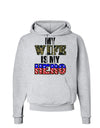 My Wife is My Hero - Armed Forces Hoodie Sweatshirt by TooLoud-Hoodie-TooLoud-AshGray-Small-Davson Sales