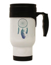 Mystic Dreamcatcher Stainless Steel 14oz Travel Mug-Travel Mugs-TooLoud-White-Davson Sales