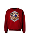 Native American Dancer 1 Adult Dark Sweatshirt-Sweatshirts-TooLoud-Deep-Red-Small-Davson Sales